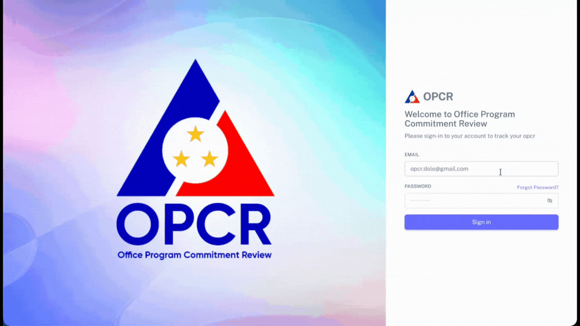 Admin Dashboard Preview